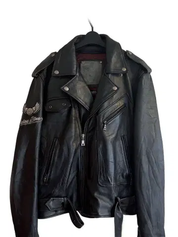 더블 라이더스 신살레이트 가죽 자켓 엠블럼 XL