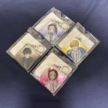 메달리스트전 메탈릭 아크릴 키링 전 4종