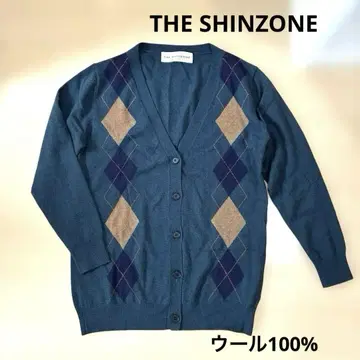 THE SHINZONE 신존 아가일 긴팔 가디건 그린