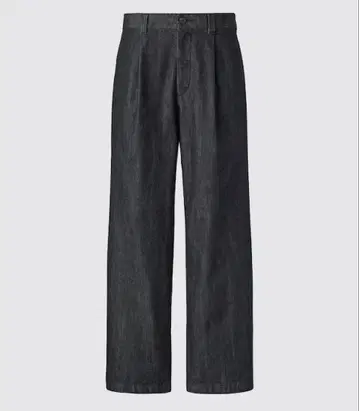 UNIQLO C 턱 스트레이트 데님 팬츠