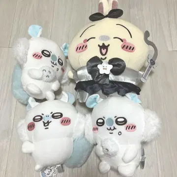 치이카와 (먼작귀) 봉제 인형 세트 모몽가 토끼