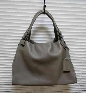 새상품급 츠치야 가방 제조 클라르테 가죽 토트백 애쉬 그레이
