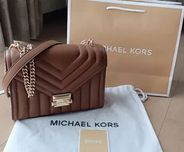MICHAEL KORS 브라운 숄더백
