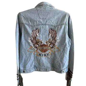 HARLEY-DAVIDSON 자수 데님 자켓