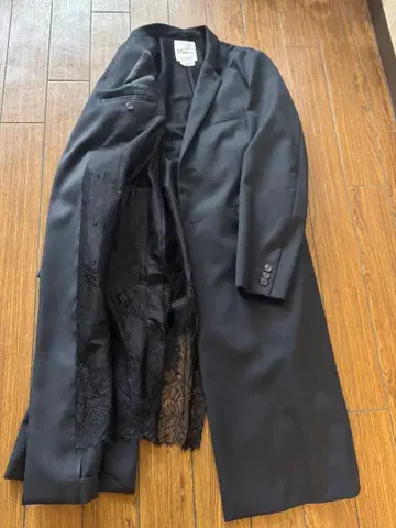 noir kei ninomiya 느와르 케이 니노미야 레이스 안감 코트