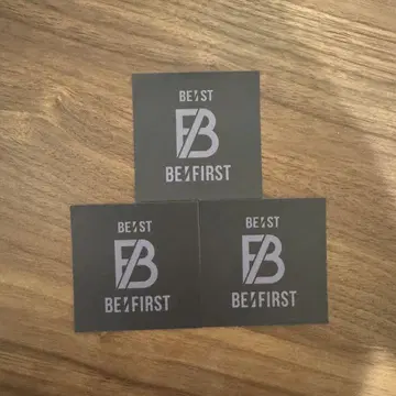 BE:FIRST 해시태그 캠페인 스티커 3개 세트