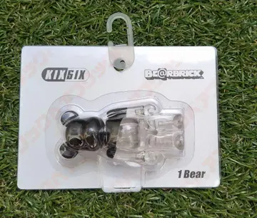 [ 미개봉 ] KIXSIX x BE@RBRICK 1 Bear 클리어/블랙