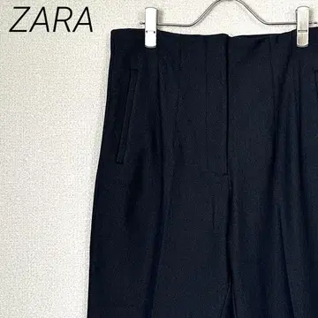 [택 포함 새상품] ZARA 슬랙스 테이퍼드 하이웨스트 포켓 부착