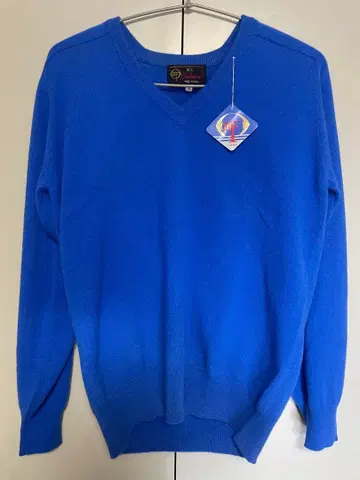 DF Cashmere 캐시미어 100% 파랑 스웨터 40