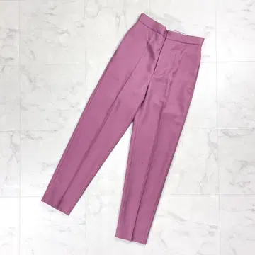 노크 바이 더 라인 트윌 슬랙스 테이퍼드 애쉬 핑크 0*HD104