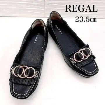 [새상품급] REGAL 태슬 로퍼 골드링 블랙 23.5