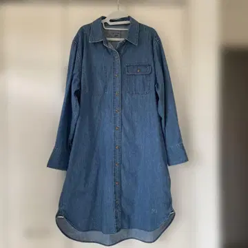 새상품급 레어 JW ANDERSON 유니클로 데님 셔츠 원피스 M 사이즈
