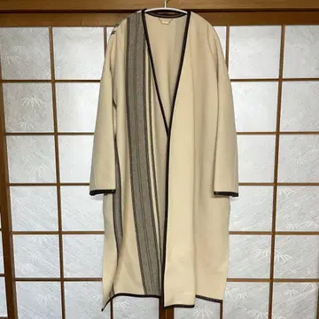 [ EFFE BEAMS ] 에페 빔즈 노카라 코트 캐시미어 혼방