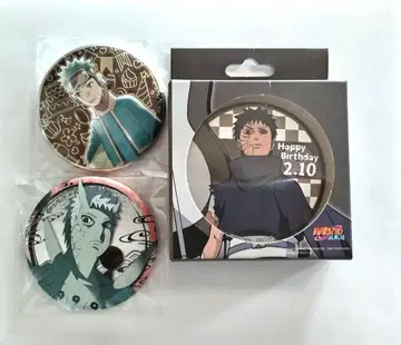 우치하 오비토 캔뱃지 3개 세트 NARUTO