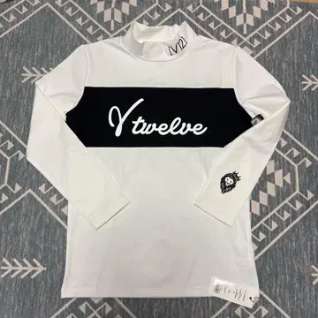 V TWELEVE 여성용 모크넥 셔츠 사이즈 1
