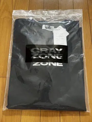 GRAYZONE GZ 로고 티셔츠 사이즈 4 블랙 미사용품
