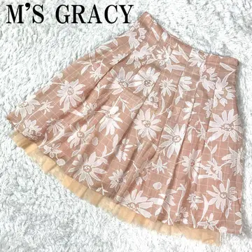 엠즈 그레이시 플레어 스커트 핑크 38 B7967