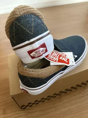 [ 미사용 새상품 ] VANS 데님 블루 슬립온