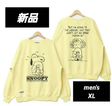새상품 PEANUTS 스누피 SEQUENZ 맨투맨 트레이닝복