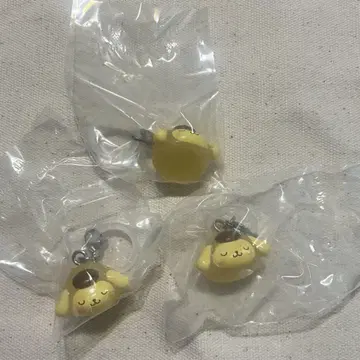 가챠가챠 산리오 메지루시 액세서리  폼폼푸딩 3개