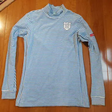 MASTER BUNNY EDITION 스트라이프 터틀넥 셔츠