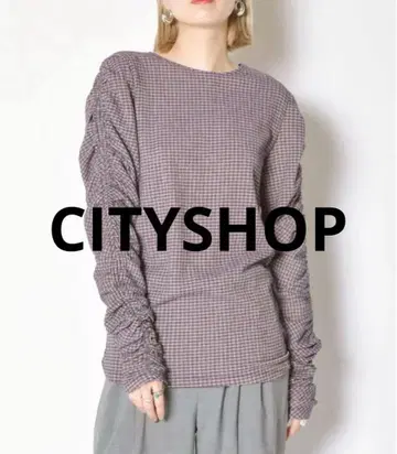 CITYSHOP GATHERRING LONG TEE 체크