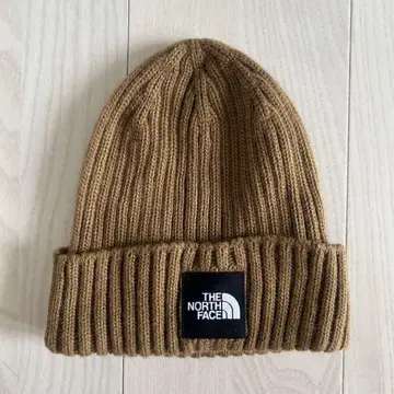 [처분 가격] THE NORTH FACE 브라운 니트 모자 프리 사이즈