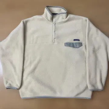 극상 새상품급 99년 patagonia 스냅t 크림