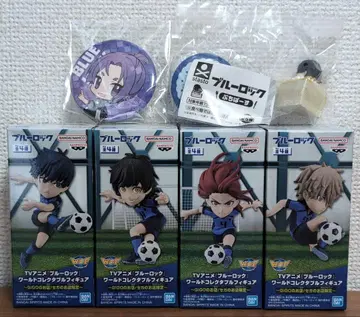 블루 록 월드 컬렉터블 피규어 이사기 바치라 치기리 나기 컴프 세트