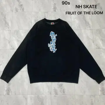 90s NH SKATE 맨투맨 트레이닝복 긴팔 SK8 스케이트보드
