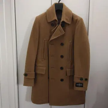 BEAMS 피코트 남성용 M 사이즈 미사용 새상품 카멜