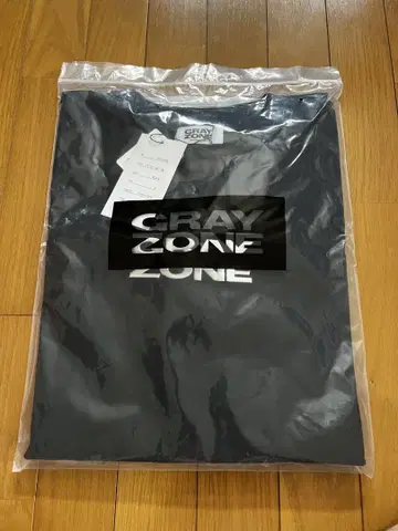 GRAYZONE GZ 로고 롱 T 사이즈 4 블랙 미사용품