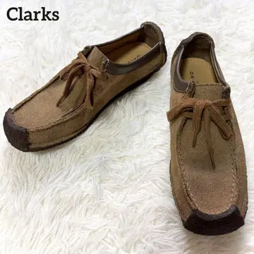 Clarks 나탈리 스웨이드 베이지 모카신 23.5cm 크레이프솔