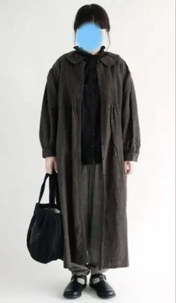 사만사 모스모스 라운드 칼라 원피스