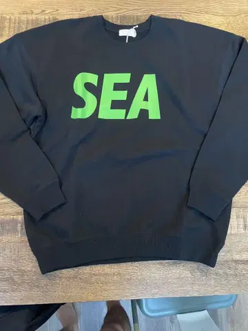 WIND AND SEA SEA 크루넥 스웨트 M 블랙 [ 새상품 ]