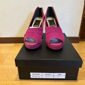 제테 핑크 하이힐 37
