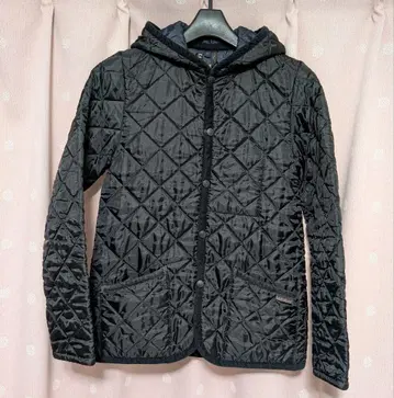 LAVENHAM 라벤햄 블랙 38 퀼팅 자켓 블랙 네이비