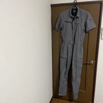 WM BEST 그레이 오버롤 작업복