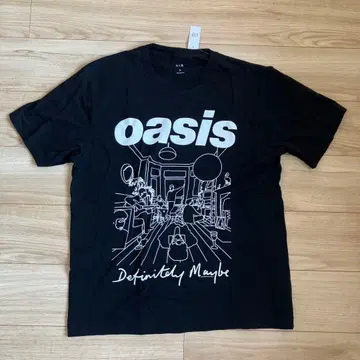 새상품 레어 오아시스 OASIS T셔츠 GAP 택 포함 XL