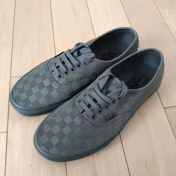 새상품 VANS 오센틱 MONOCHECKERBOARD 올리브