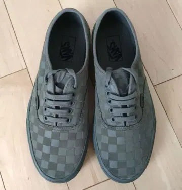 새상품 VANS 오센틱 MONO CHECKERBOARD 올리브