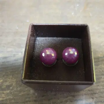 아키오모리 다이아몬드 루비 귀걸이