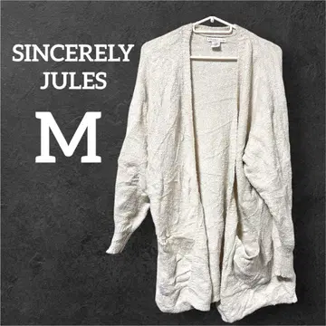 새상품급 SINCERELY JULES [ M ] 가디건 베이지 겉옷