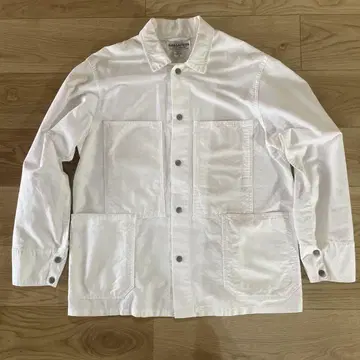 SASSAFRAS 화이트 커버올 M 사이즈