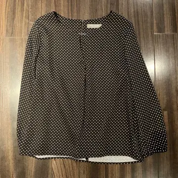 유나이티드 애로우즈 블라우스 패턴 제품 블랙 M 사이즈