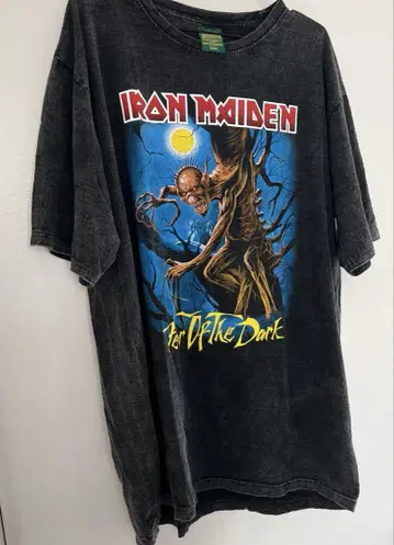 IRON MAIDEN Fear Of The Dark 티셔츠 다크 그레이