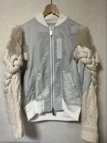 sacai 케이블 니트 MA-1 19aw 사카이