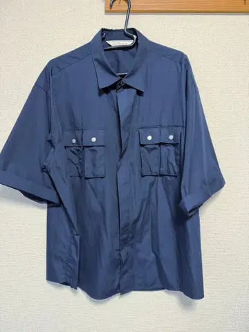 rokh x GU 유틸리티 셔츠 네이비