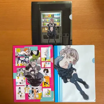 다가시카시카타 나즈나 훼미리마트 한정판 클리어 파일 3종 세트