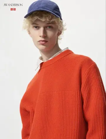 JW ANDERSON 오렌지 크루넥 니트 XL